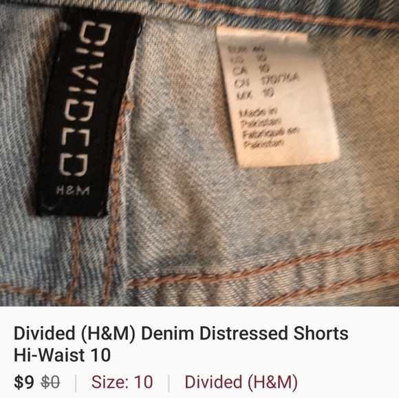 Demin shorts - Picture 2 of 4